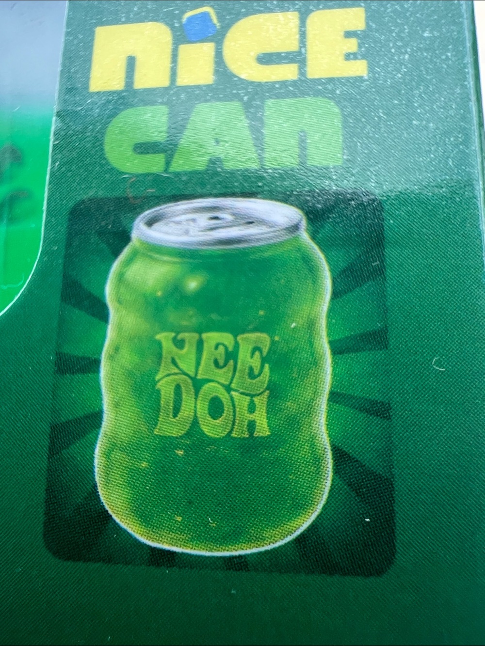 Sprite NeeDoh NiCE Can Suptid Squish Toy - Green - Picture 3 of 4